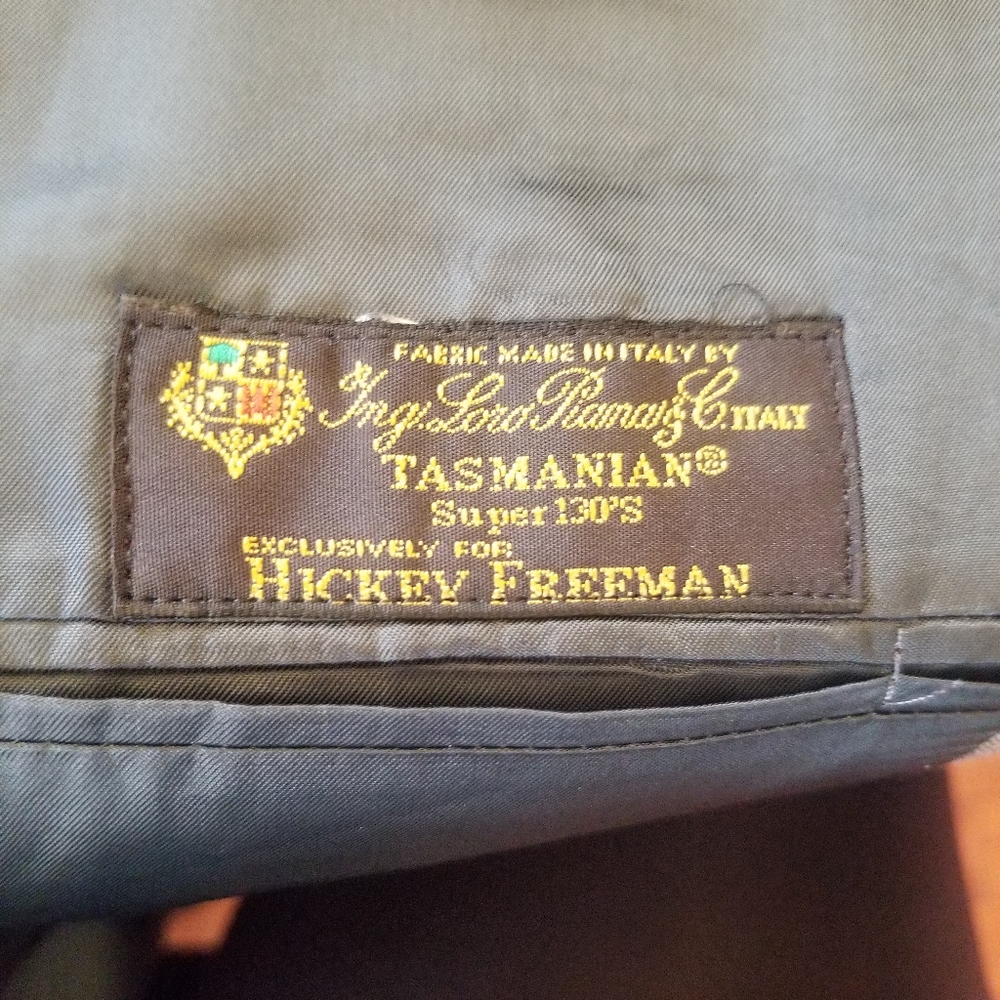 HICKEY FREEMAN​Milburn II Regular Fit Melange Wool Suit size 40R - Picture 10 of 10